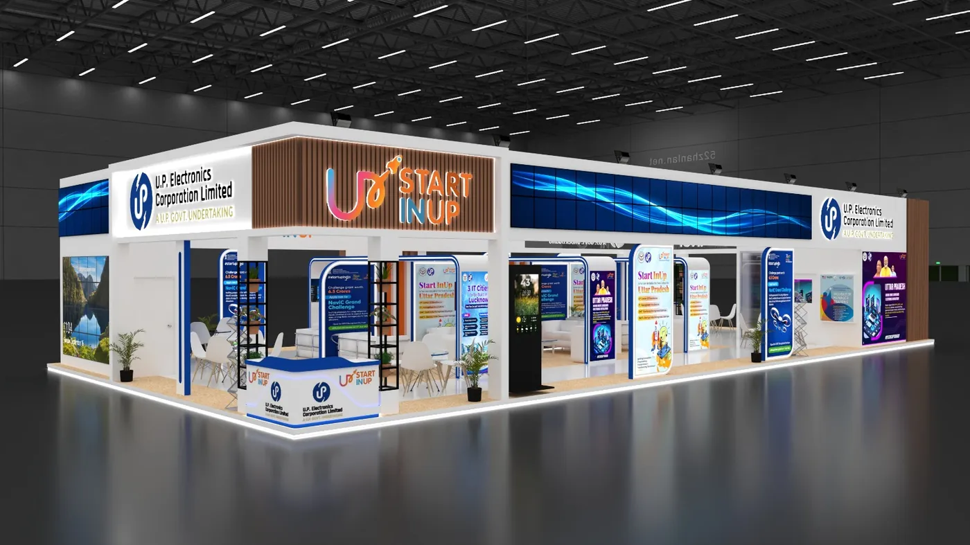 Corporate & Technology, exhibition stand design visual 5