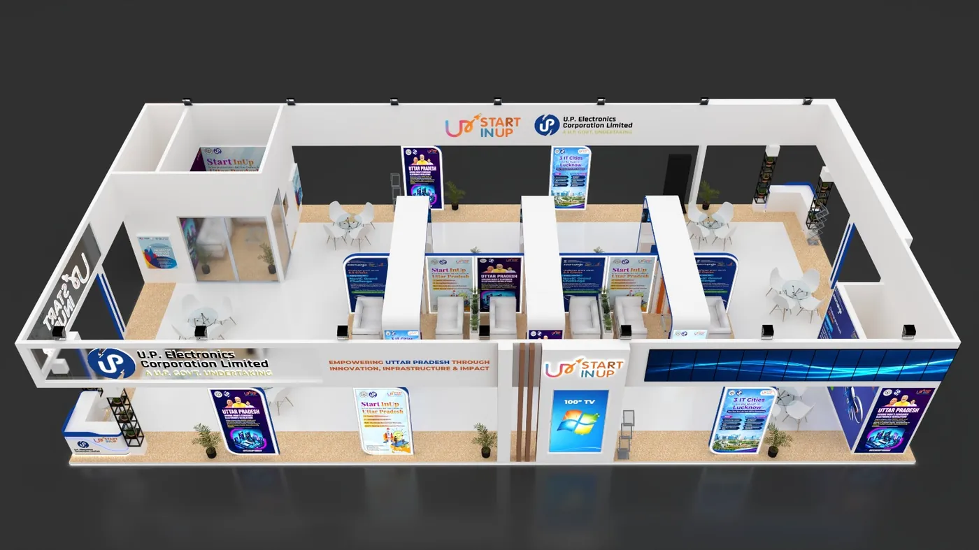 Corporate & Technology, exhibition stand design visual 6