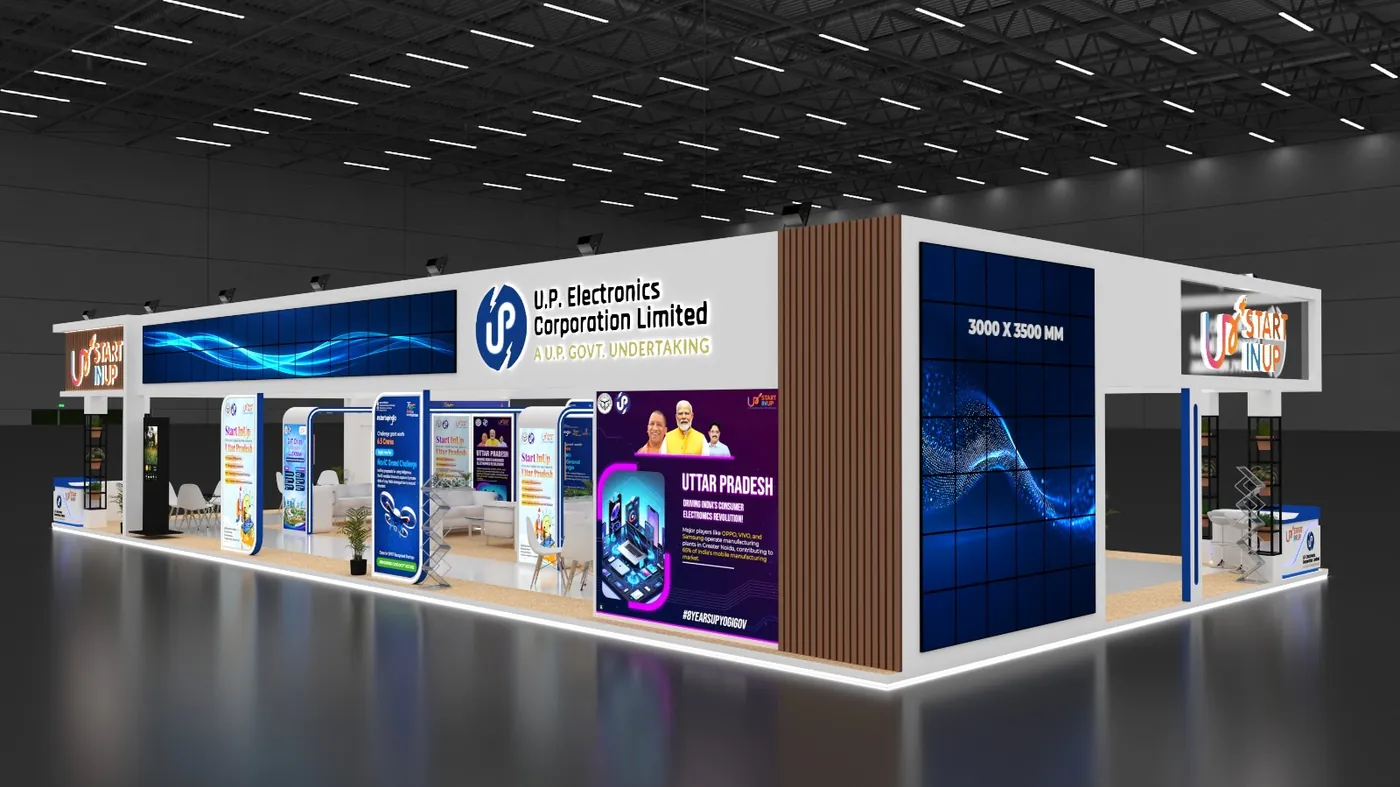 Corporate & Technology — exhibition stand design concept 7
